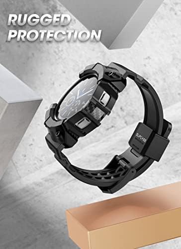 SUPCANE [UNICORN BEETLE PRO] מקרה סדרה עבור Galaxy Watch 4 Classic [42mm] 2021 שחרור, מקרה מגן מחוספס עם להקות רצועה